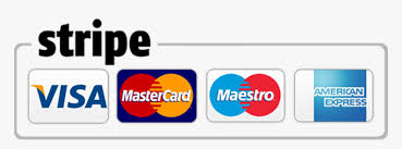 Stripe and card logo